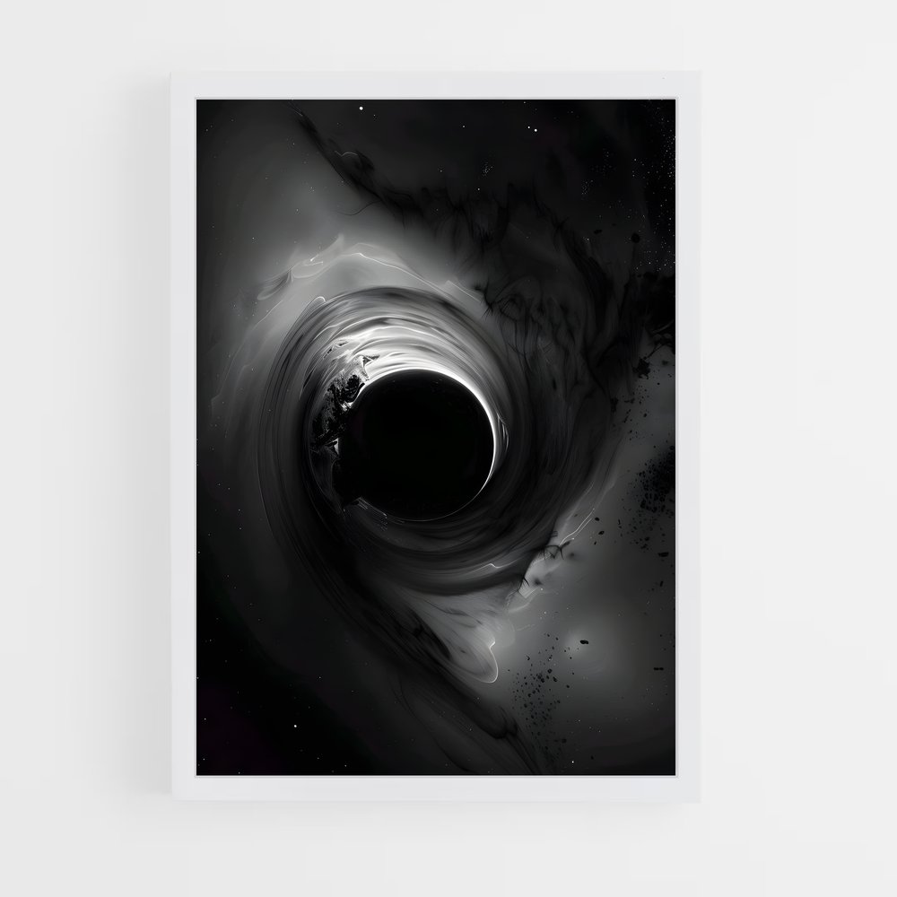 Poster Voyage dans le Néant – affiche Trou Noir (vue 3)